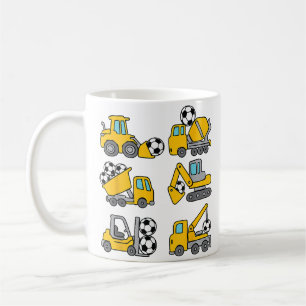 Fußball-Ball Kids Fußball Bauskubinen Kaffeetasse