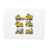 Fußball-Ball Kids Fußball Bauskubinen Magnet (Horizontal)