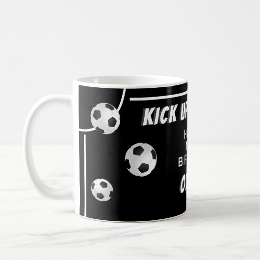 Fußball-Ball-Kindergeburtstag Kaffeetasse (Links)