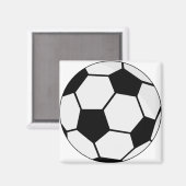 Fußball-Ball Magnet (Vorderseite/Rückseite)
