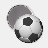 Fußball-Ball-Magnet Magnet (Vorderseite/Rückseite)