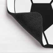 Fußball-Ball Mousepad (Ecke)