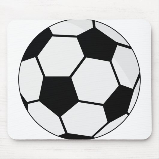 Fußball-Ball Mousepad (Vorne)