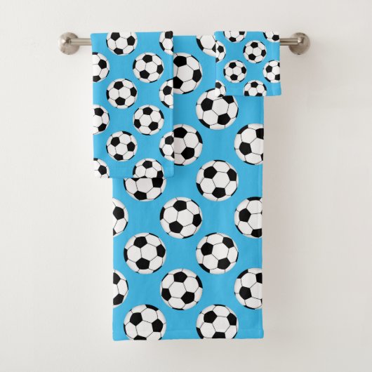 Fußball-Ball-Muster Badhandtuch Set (Insitu)