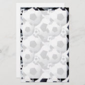 Fußball-Ball-Muster Briefpapier (Vorne/Hinten)