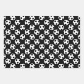 Fußball-Ball-Muster Geschenkpapier Set (Vorderseite 2)