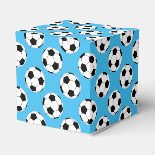 Fußball-Ball-Muster Geschenkschachtel (Rückseite)