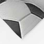 Fußball-Ball-Muster-große Fleece-Decke Fleecedecke (Ecke)