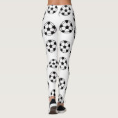 Fußball-Ball-Muster Leggings (Rückseite)