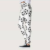 Fußball-Ball-Muster Leggings (Links)