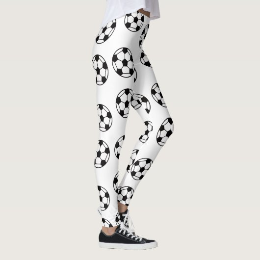 Fußball-Ball-Muster Leggings (Rechts)