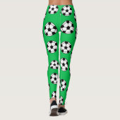 Fußball-Ball-Muster Leggings (Rückseite)