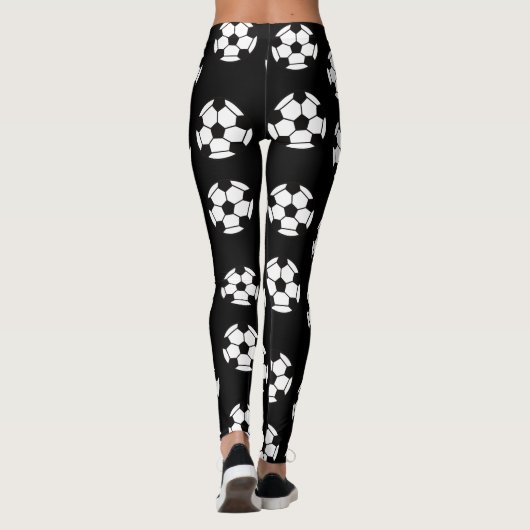 Fußball-Ball-Muster Leggings (Rückseite)