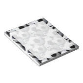 Fußball-Ball-Muster Notizblock (angewinkelt)