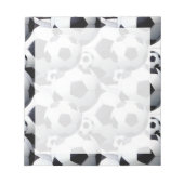 Fußball-Ball-Muster Notizblock (Vorderseite)