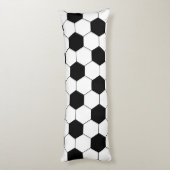 Fußball-Ball-Muster Seitenschläferkissen (Rückseite (Vertikal))