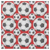 Fußball-Ball-Muster Stoff (Nahaufnahme)