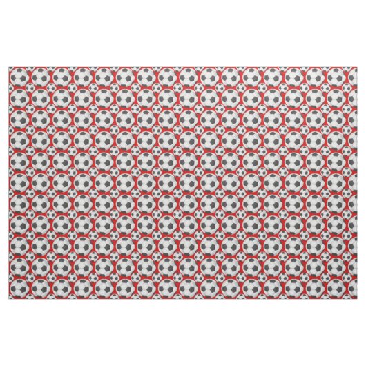 Fußball-Ball-Muster Stoff (Fat Quarter (45,7 x 55,9 cm))