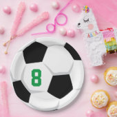 Fußball-Ball-NUMMER Fans Kids Party Spaß Pappteller (Party)