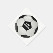 Fußball-Ball Party Papier Napkins Serviette (Ecke)