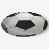 Fußball-Ball-Party-Papier-Teller Pappteller (Schrägansicht)