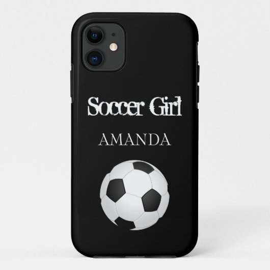 Fußball Ball Personalisiert Beach Handtuch Geschen Case-Mate iPhone Hülle (Rückseite)