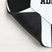 Fußball-Ball Personalisiert Mousepad (Ecke)
