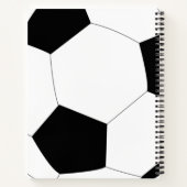 Fußball-Ball Personalisiert Notizblock (Rückseite)