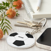 Fußball-Ball Personalisiert Schlüsselanhänger (Vorderseite rechts)