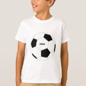 Fußball-Ball Personalisiert T-Shirt (Vorderseite)