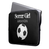 Fußball-Ball Personalisierter Lap Top Cover Gesche (Vorderseite Links)