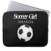 Fußball-Ball Personalisierter Lap Top Cover Gesche (Vorderseite)