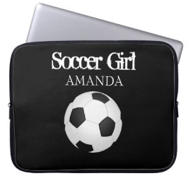 Fußball-Ball Personalisierter Lap Top Cover Gesche