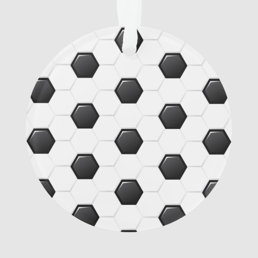 Fußball Ball Player NAME Führen Sie Kick Goal Fun Ornament (Rückseite)