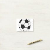 Fußball-Ball Post-it Klebezettel (Auf Schreibtisch)