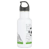 Fußball-Ball reinigt Sport Personalisiert Edelstahlflasche (Rückseite)