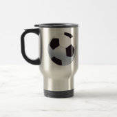 Fußball-Ball-Reise-Tasse Reisebecher (Links)