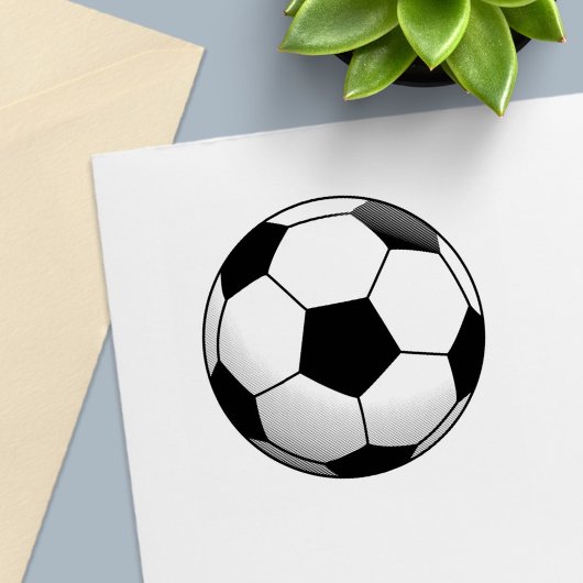 Fußball-Ball Selbstbildner-Briefmarke Permastempel