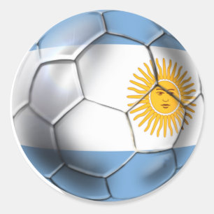 Fußball-Ball-Shirts Argentiniens Argentinien Runder Aufkleber