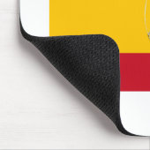 Fußball-Ball Spanien Flag2 Das MUSEUM Zazzle Gesch Mousepad (Ecke)