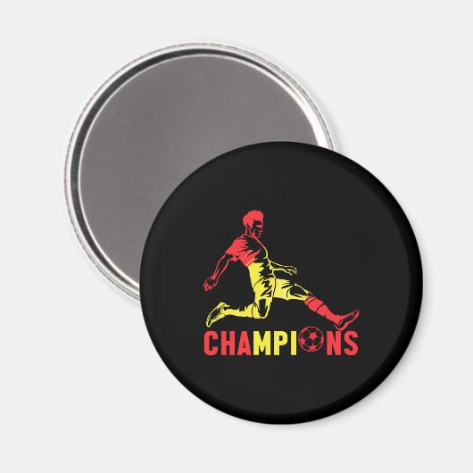 Fußball-Ball Spanien Flag Fußball-Team 2021 G Magnet (Vorderseite/Rückseite)