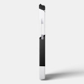 Fußball-Ball-Spielnummer Monogramm Case-Mate iPhone Hülle (Rückseite / Links)