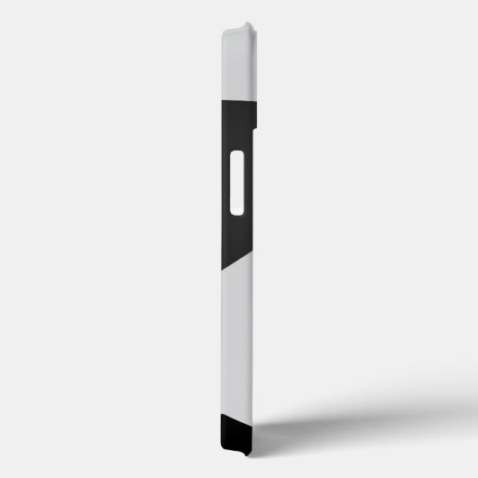 Fußball-Ball-Spielnummer Monogramm Case-Mate iPhone Hülle (Rückseite / Rechts)