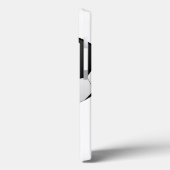 Fußball-Ball-Sport Monogram-Spielnummer Kinder Case-Mate iPhone Hülle (Rückseite / Links)