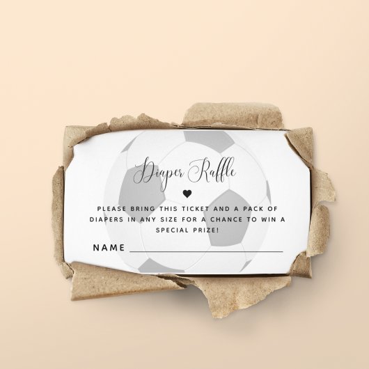 Fußball-Ball Sport Thema Kinderdusche Windeln Wind Begleitkarte