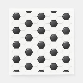 Fußball Ball Sport White Black Game Kinder Spaß Serviette