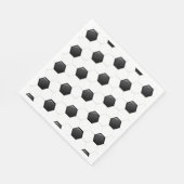 Fußball Ball Sport White Black Game Kinder Spaß Serviette (Ecke)