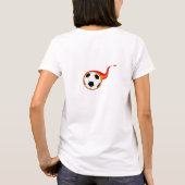 Fußball Ball Sportlehrer Lehrer Destiny Peace T-Shirt (Rückseite)