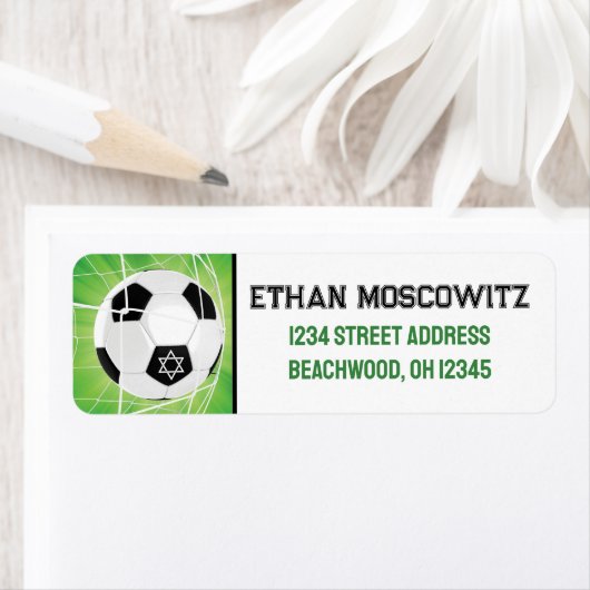 Fußball-Ball, Star von David Bar Mitzvah (Insitu)