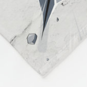 Fußball-Ball stürzt kundenspezifisch ab Fleecedecke (Ecke)